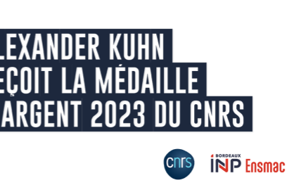 Alexander Kuhn reçoit la médaille d'argent 2023 du CNRS